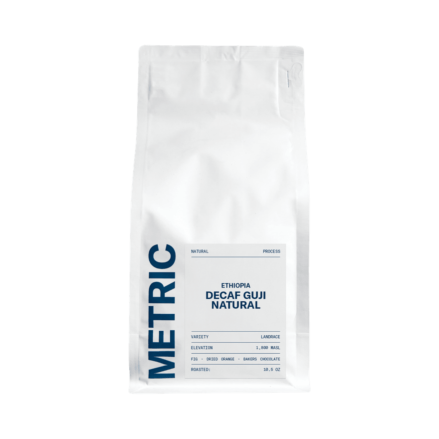 Ethiopia Decaf Guji Natural 10.5 oz Clean Flavor Specialty Coffee