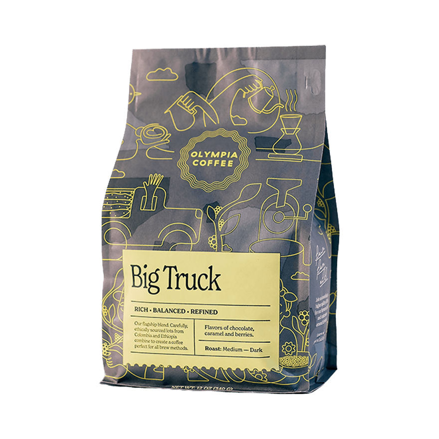 Big Truck 2 lb Bold Espresso Coffee Beans