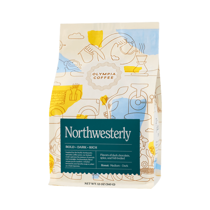 Northwesterly Blend 12 oz Bold Espresso Coffee Beans