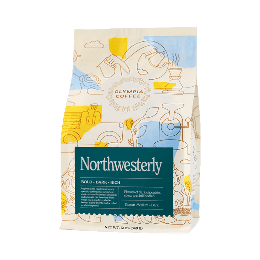 Northwesterly Blend 2 lb Bold Espresso Coffee Beans